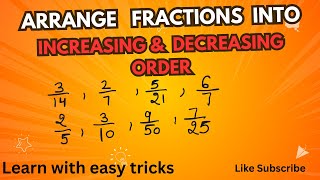 Understanding Fraction Order Which is Greater [upl. by Seilenna]