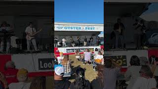 Outdoor concert at Oyster Festival in Oyster Bay New York [upl. by Naujek]