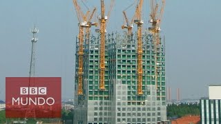 Timelapse China construye un edificio de 57 pisos en 19 días [upl. by Mahalia]