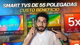 As 5 Melhores TV 55 polegadas Televisão 55 Polegadas De 2024 QUAL TV COMPRAR [upl. by Olnee]