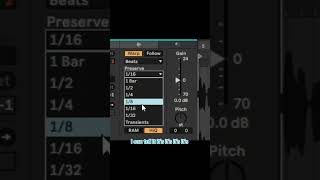 cool ableton trick ableton musicproducer abletonlive producer abletontutorial abletonhack [upl. by Diskin]