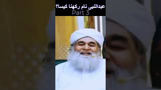 Abdul Nabi Naam Rkhna Kesa Part 3 trending shorts youtubeshorts [upl. by Yesnikcm381]