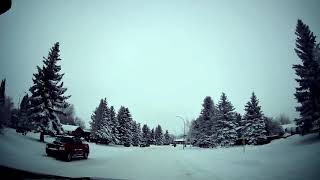 Winter in Lethbridge Alberta AB Canada [upl. by Algie]