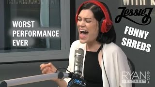 Jessie J  Burnin Up Worst Radio Performance Ever Shreds [upl. by Brindle466]