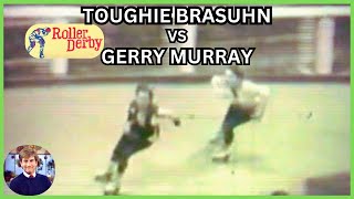 ROLLER DERBYTOUGHIE BRASUHN VS GERRY MURRAY ON THE JAM AND FIGHTING ON TV rollerderby tv [upl. by Starkey988]