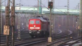 Train spotting at HamburgWilhelmsburg Ludmilla BR232 Metronom BR146 HGK class 66 185 ITL E186 [upl. by Fezoj835]