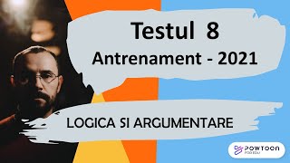 BAC 2021 Logica si argumentare Testul 8 de antrenament pentru bacalaureat [upl. by Clarence353]