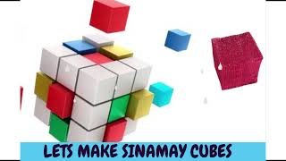 HOW TO MAKE SINAMAY CUBES FOR YOUR FASCINATORSHATS  TIPS AND TRICKS OF SINAMAY [upl. by Nitsirt503]