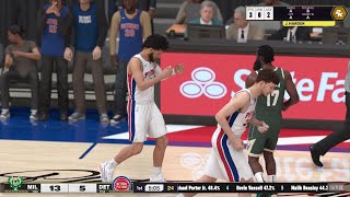 Hanedan Ligi 18 sezon Bucks vs Detroit [upl. by Potter630]