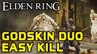 ELDEN RING BOSS GUIDES How To Easily Kill Godskin Duo [upl. by Larok]