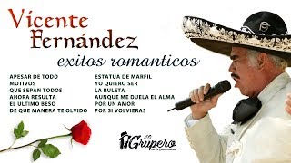 Vicente Fernandez  Exitos Romanticos quotAlbum Completoquot [upl. by Karel924]