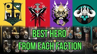 Best Hero From Each Faction in For Honor [upl. by Thompson454]