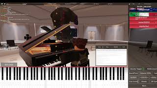 Darude  Sandstorm ROBLOX PIANO SHEET DEMONSTRATION [upl. by Ecallaw]