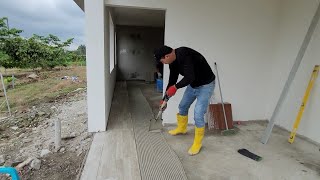 Casa 5x7 🏡 video 20 pegado de Ceramica [upl. by Nirrad]