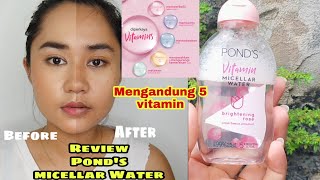 REVIEW MICELLAR WATER PONDS BRIGHTENING ROSE2020 [upl. by Annaiel390]