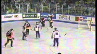 1990 Highlights of Memorial Cup Final Oshawa Generals [upl. by Ardnovahs670]