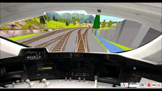 WinTrack Simulation UmspannBhf  SchaBhfUmf S  EndBhf PrivBahn [upl. by Hteazile]