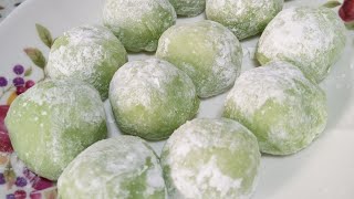 CUMA 12 SENDOK MAKAN TEPUNG KETAN BISA MEMBUAT MOCHI SEENAK INI [upl. by Odrareg]