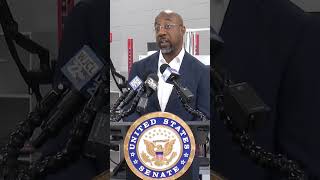 Georgia Senator Raphael Warnock endorses Kamala Harris [upl. by Keven6]