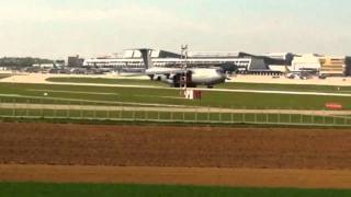 Lockheed C5A Galaxy Roaring Take Off  Stuttgart STR 09042011 [upl. by Ita24]