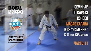 Masao Kagawas karate seminar Moscow May 2017 Part 11 [upl. by Karlow498]