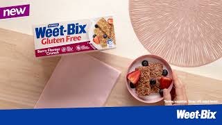 NEW WeetBix Gluten Free Berry Flavour Crunch 15s [upl. by Robaina]