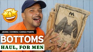 BOTTOM WEAR HAUL FOR MEN GREY JEANS CHINOS AND CARGO PANTS [upl. by Noivart]