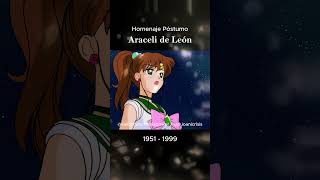 Homenaje Póstumo Araceli de León 💚 Dobladora Sailor Jupiter 90s sailorjupiter aracelideleon [upl. by Ernald528]