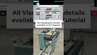 TIA portal SCL Programming amp Visualization of Palletizer Machine Simulated in FactoryIO shorts [upl. by Airamzul]