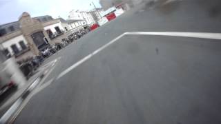 THE MORECAMBE MISSILE John McGuinness  TT 2015  On Bike Lap  Senior Race  Lap 1 [upl. by Cindelyn]