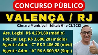 Saiu Edital VALENÇA RJ Nível Médio e Superior Veja Benefícios e Vantagens Detalhes do Edital [upl. by Gingras75]