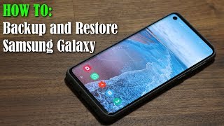 How to Backup and Restore your Samsung Smartphone Contacts Messages Settings etc [upl. by Drannel]