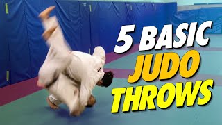 5 basic judo throws everyone should know judo martialarts [upl. by Llerehc]