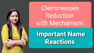 Clemmensen ReductionMechanismCBSEHBSENEETMAINS [upl. by Shere]