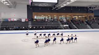 2023 Eastern Synchronized Skating Sectional Championships DC EDGE Juvenile [upl. by Shaper783]