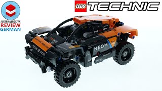 LEGO Technic 42166 NEOM McLaren Extreme E Team Review Deutsch [upl. by Ecinnahs]