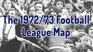 The Football League Map  Season 1972  73 [upl. by Ethbun]