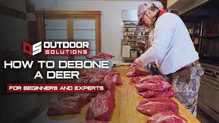 Learn How To Break Down a Venison Hind Quarter  Front Shoulder From a Chefs Perspective [upl. by Adna441]