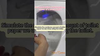 🌊Toilet Flush Test 10Sheet amp Ball Challenge 💪 smarttoilet shorts [upl. by Genesia]