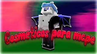 😱 COMO TENER COSMETICOS EN MCPE 🍀  ALAS BANDANA ESCUDO  ANIMADOS  PE  WINDOWS 10 [upl. by Rozele26]