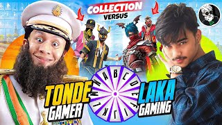 Laka Gamer Vs Tonde Gamer Best Collection Battle 😎 Free Fire Max [upl. by Enidan949]