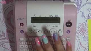 Brothers PTouch PT128AF  Unboxing Label Maker in Pink [upl. by Imoyn]