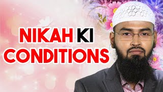 Nikah  Shadi Keliye 4 Conditions  Sharait Hai By AdvFaizSyedOfficial [upl. by Guendolen537]