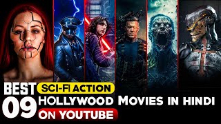 Top 9 Best scifiAction Hollywood Movies in Hindi on YouTube  New Hollywood movies 2024 [upl. by Beckerman]