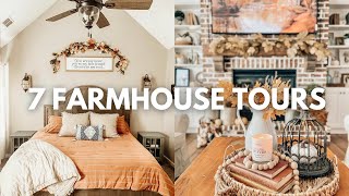 7 Fall Antique Farmhouse Homes Tour [upl. by Aremmat]