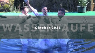 Wassertaufe Oktober 2023  FECG Aldingen [upl. by Attenad504]