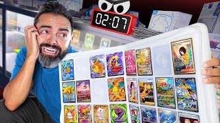 Complete Set in 151 Min or Lose It AGAIN Risky Pokémon Card Challenge [upl. by Nilyahs209]