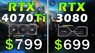 RTX 4070 Ti vs RTX 3080  REAL Test in 15 Games  1440p  Rasterization RT DLSS Frame Generation [upl. by Cord912]