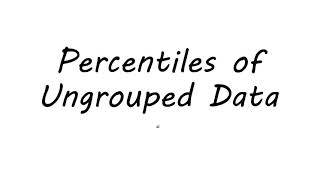 Math 10  Percentiles of Ungrouped Data  Measure of Position  Tagalog [upl. by Larimer918]