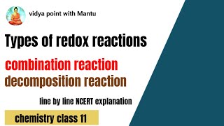 Types of redox reactions [upl. by Nart]